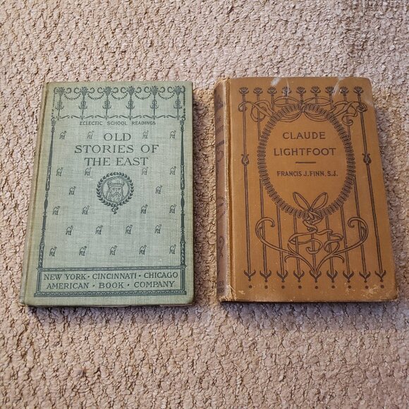 Antique Other - Antique religious themed book set